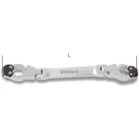 Beta Te openen knik-ringsleutels 187 16X17 - 001870016