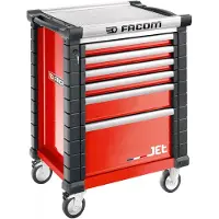 Facom Jet Gereedschapswagen 6 Laden M3 Rood - JET.6M3A - JET.6M3A
