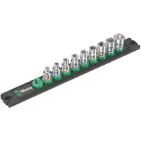 Wera A Imperial 05005420001 Dopsleutelset Inch 1/4 9-delig