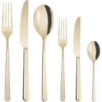 Sambonet Bestekset Linear PVD Champagne (36-Delig)