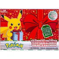 Jazwares Pokémon - Adventskalender met Pikachu-figuren, kerstkalender
