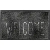 MD-ENTREE Schoonloopmat Zwart / Wit 75 X 45 Cm