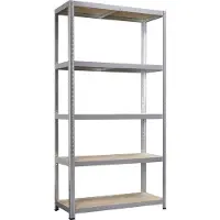 Avasco rek Strong 175 | ft 176 x 90 x 40 cm | 5 legborden | gegalvaniseerd
