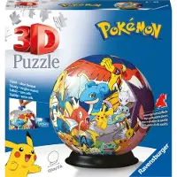 Ravensburger 3D Bal Puzzel Pokémon 72 stukjes - - 3D puzzel voor kinderen zonder lijm - Vanaf 6 jaar