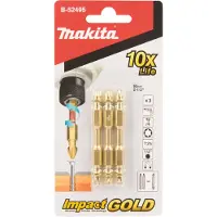 Makita Schroevendraaierbit - - B-52495 - IMPACT PZ2 - Staal - 25 mm