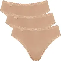 Sloggi Tailleslip 24/7 Cotton Lace Fijne kanten boordjes, platte naden (3 stuks) | Maat 46