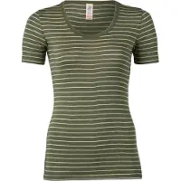 Engel - Women's Short-sleeved Shirt - Zijden ondergoed 46/48, olijfgroen