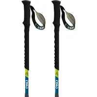 TSL Outdoor TSL Tour Alu Compact 3 Wandelstokken Blauw/Groen || Maat: 125