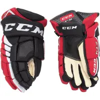 CCM - Jetspeed FT4 - IJshockeyhandschoenen - Kinderen - Zwart -/Rood - Wit - 11