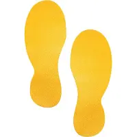 Durable Belijning/Markering , zelfklevend in voetvorm, voor vloeren, 5 paar