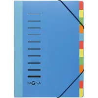 Pagna Sorteermap Durable 1-12 Blauw