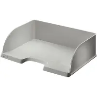 Leitz corbeille à courrier plus jumbo, a4 paysage, gris noir