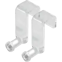 Sigel flipover haken meet up transparant 55x63x20mm