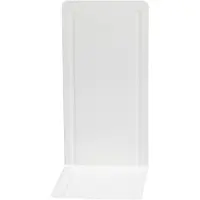 MAUL Boekensteun Staal Wit 12 x 14 x 24 cm 2 Stuks