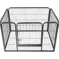 TecTake Puppyren of Hondenren - 125 x 85 x 70 cm