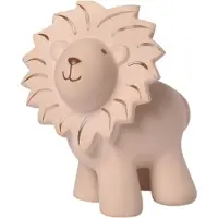 Tikiri Mijn Eerste Safaridiertje - Leeuw - In Natuurlijk Rubber - Met Belletje - 0 Jaar