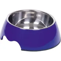 Nobby eetbak Nobly - melamine - blauw - 350 ml
