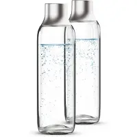 Brita Sodatrio - 2 Glazen Flessen Accessoires Voor Sodamaker En Bruiswatermachine