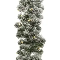 Lumineo - Imperial slinger d25l270 cm50l wit kerst