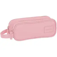 Pop Pulse Emporium Pennenetui met 2 vakken Safta Roze 21 x 8 x 6 cm