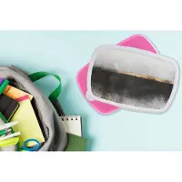 MuchoWow Broodtrommel Roze - Lunchbox - Brooddoos - Goud - Abstract - Luxe - 18x12x6 cm - Kinderen - Meisje