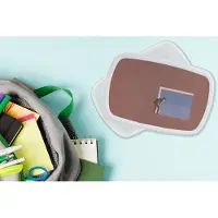 MuchoWow Broodtrommel Wit - Lunchbox - Brooddoos - Man - Vintage - Design - 18x12x6 cm - Volwassenen