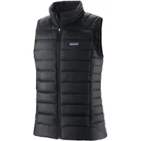 Patagonia - Dames donsjassen - W's Down Sweater Vest Black voor Dames van Nylon - Maat L - Zwart