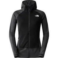 The North Face Bolt Polartec Hoodie Dames Fleece Asphalt Grey - TNF Black S