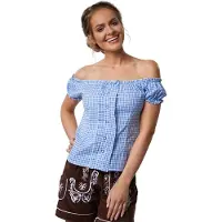 Dressforfun Kostuumblouse Rosi M - verkleedkleding kostuum halloween verkleden feestkleding carnavalskleding carnaval feestkledij partykleding - 303106
