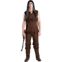 Dressforfun - mannenkostuum opperhoofd sterke buffel XL - verkleedkleding kostuum halloween verkleden feestkleding carnavalskleding carnaval feestkledij partykleding - 300684