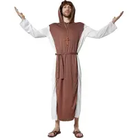 Dressforfun - Vrome kloosterbroeder XXL - verkleedkleding kostuum halloween verkleden feestkleding carnavalskleding carnaval feestkledij partykleding - 302659