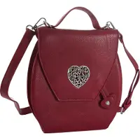 Dressforfun - Handtas Hartenmeid rood - verkleedkleding kostuum halloween verkleden feestkleding carnavalskleding carnaval feestkledij partykleding - 303276