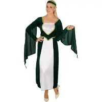 TecTake dressforfun - Vrouwenkostuum kasteelprinses XXL - verkleedkleding kostuum halloween verkleden feestkleding carnavalskleding carnaval feestkledij partykleding - 301204