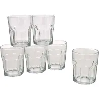 Gerimport 6x Stuks waterglazen/drinkglazen 256 ml - Drinkglazen