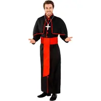 Dressforfun - Herenkostuum kardinaal Giovanni XXL - verkleedkleding kostuum halloween verkleden feestkleding carnavalskleding carnaval feestkledij partykleding - 300489