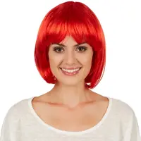 Dressforfun - Bob rood - verkleedkleding kostuum halloween verkleden feestkleding carnavalskleding carnaval feestkledij partykleding - 301128