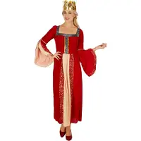 TecTake dressforfun - Vrouwenkostuum koningin XXL - verkleedkleding kostuum halloween verkleden feestkleding carnavalskleding carnaval feestkledij partykleding - 301214