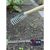 Synx Tools Tuinhark 12 tanden - harken - Inclusief steel 150 cm