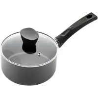 ISENVI Avon keramische sauspan 16 CM - Ergo greep - Antraciet - Keramisch - 100% PFAS, PTFE en PFOA vrij