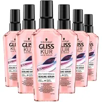 GLISS Split End Miracle Serum – Haarserum - Haarverzorging - Gespleten Punten - Zijdezacht Haar – Voordeelverpakking - 6x75 ml