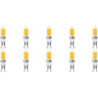 Velvalux LED Lamp 10 Pack - Velvalux - G9 Fitting - Dimbaar - 3W - Helder/Koud Wit 6000K Vervangt 32W