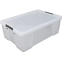 Whitefurze Allstore Opbergbox - 51 liter - Transparant - 66 x 44 x 23 cm - Opbergbox
