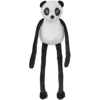 Nature Planet Pluche dieren knuffels Panda beer van 33 cm - Knuffeldier
