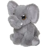 Nature Planet Pluche Olifant knuffeldier van 13 cm - Knuffeldier