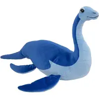 Nature Planet Pluche knuffel dinosaurus Plesiosaurus - 43 cm - Knuffeldieren Dino speelgoed - Knuffeldier