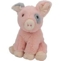Nature Planet Pluche dieren knuffels Varken/biggetje van 22 cm - Knuffel boederijdieren