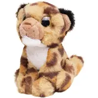 Nature Planet Pluche Luipaard knuffeldier van 13 cm - Knuffeldier