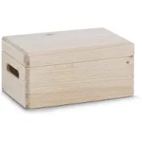 Zeller Houten kist 30x20x14 cm met deksel