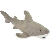 Ravensden Pluche knuffel zeedieren Witte Haai van 40 cm - Knuffel zeedieren
