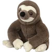 Nature Planet Pluche dieren knuffels Luiaard van 25 cm - Knuffeldier